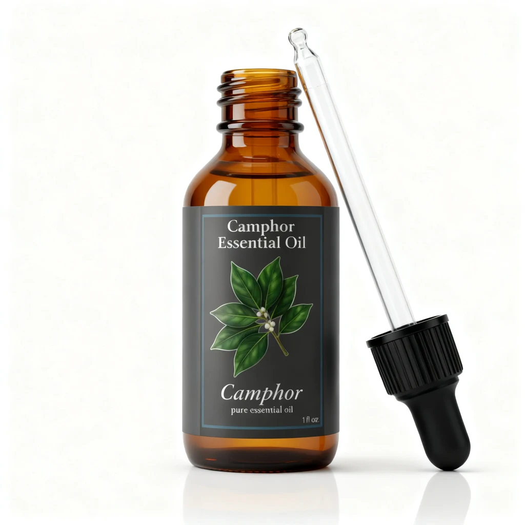 Camphor Essential Oil bottle